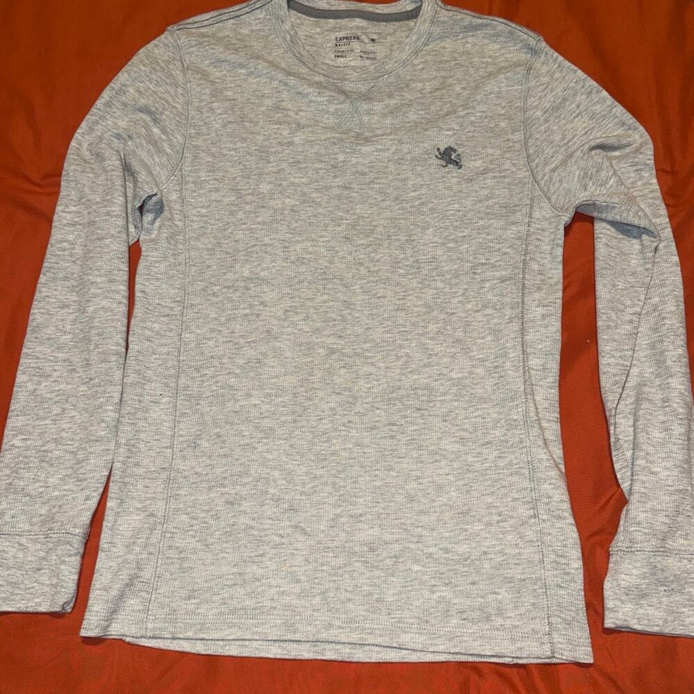 Express Waffle Knit Long Sleeve Thermal Shirt in Men’s Small